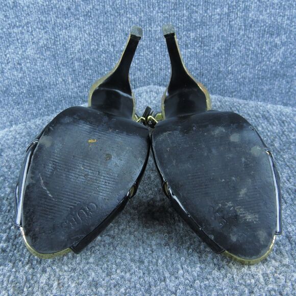 GUESS WGRenny Women Slingback Heel Shoes Size‎ 8.5 Medium Black Synthetic - Picture 9 of 9